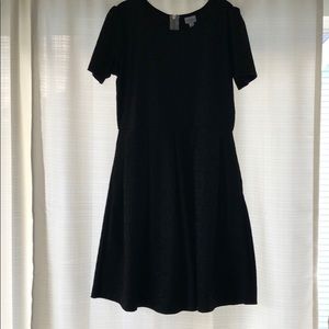 NWOT LuLaRoe BLACK Amelia Dress- 2XL